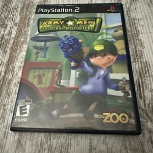 PlayStation2 PS2 Army Men Soldiers of Misfortune‎ +Manual